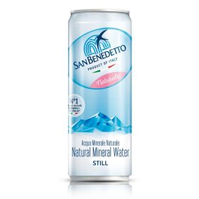   San Benedetto 0,33l mentes forrásvíz SLIM alu dobozban (visszaváltható, Betéti díjas +50.-Ft)