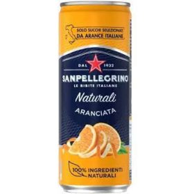   San Pellegrino Aranciata (narancs) 0,33 dobozban (visszaváltható, Betéti díjas +50.-Ft)