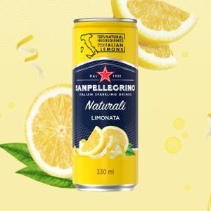 San Pellegrino Limonata (citrom) 0,33 dobozban (visszaváltható, Betéti díjas +50.-Ft )