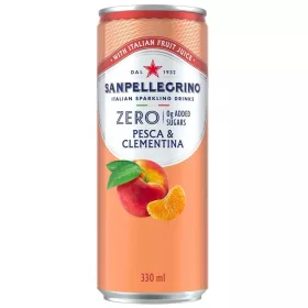   San Pellegrino Pesca&Clementina  (Barack és mandarin) 0,33 dobozban (visszaváltható, Betéti díjas +50.-Ft)
