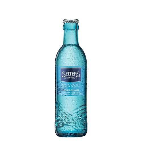 Selters Classic 0,25l szénsavas ásványvíz üveg palackban