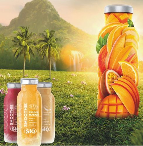 SIÓ Smoothie Antiox 2.5 dl üveg palackban(visszaváltható, Betéti díjas +50.-Ft)