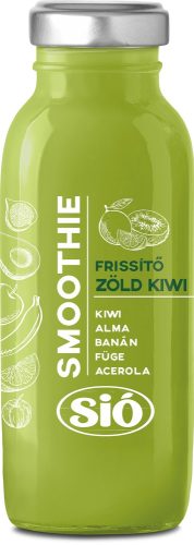 SIÓ Smoothie Frissítő zöld kiwi 2.5 dl üveg palackban