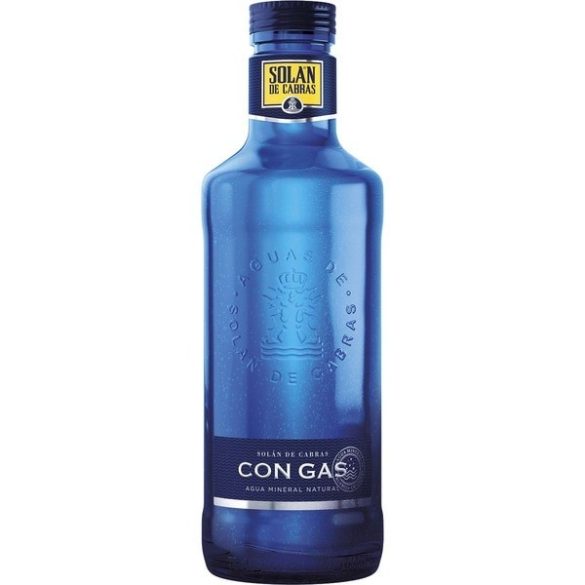 Solan de Cabras szénsavas forrásvíz 0,33l üveg palackban