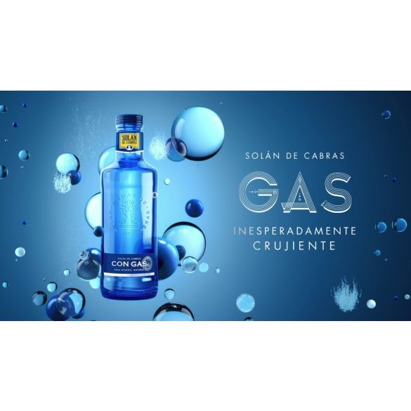 Solan de Cabras szénsavas forrásvíz 0,33l üveg palackban