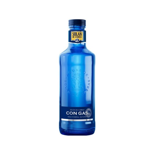 Solan de Cabras szénsavas forrásvíz 0,75l üveg palackban