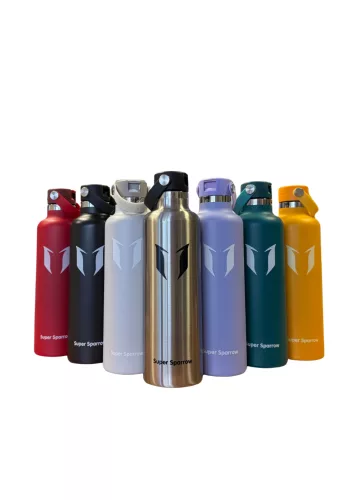 Super Sparrow Hot or Cold stainless steel water bottle 500ml metal vacuum flask BPA Free 