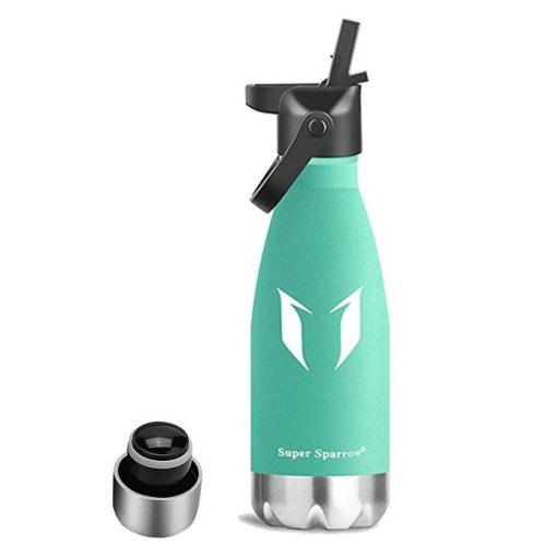 Super Sparrow Hot or Cold stainless steel water bottle 350ml metal vacuum flask BPA Free 