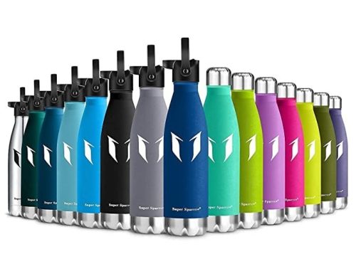 Super Sparrow Hot or Cold stainless steel water bottle 350ml metal vacuum flask BPA Free 