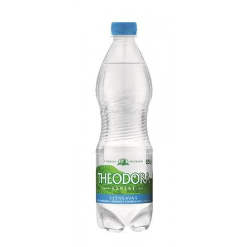 Theodora natural mineral water 0,33l sparkling in PET bottle