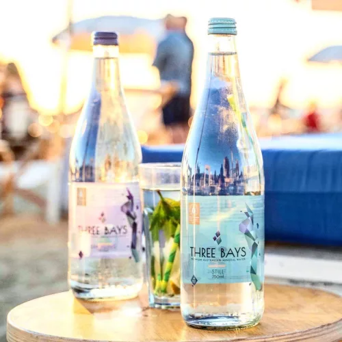 Three Bays 0,33l mentes ásványvíz üveg palackban