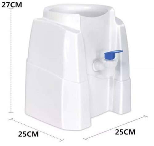 V18H fehér ballonos asztali vízadagoló