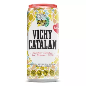 Vichy Catalan mineral water 1l sparkling in glass