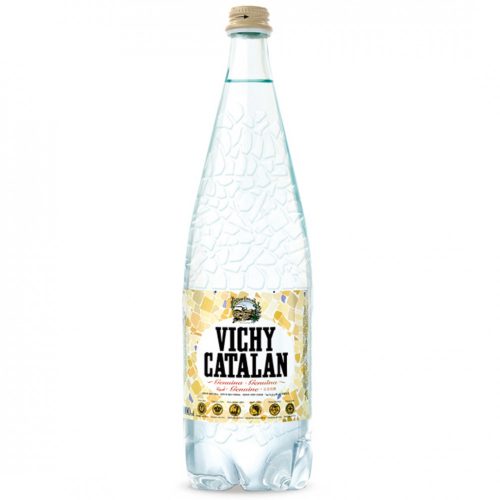 Vichy Catalan mineral water 1l sparkling in glass