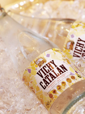 Vichy Catalan mineral water 300ml sparkling in glass