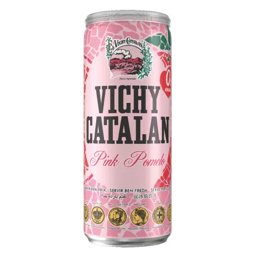 Vichy Catalan mineral water 1l sparkling in glass