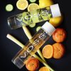 Voss lemon cucumber mineral water 0.375l sparkling in glass