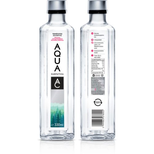 Aqua Carpatica mentes 0,33l üveg palackban (visszaváltható, Betéti díjas +50.-Ft)