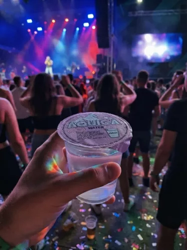 Aquica 155ml poharas mentes víz