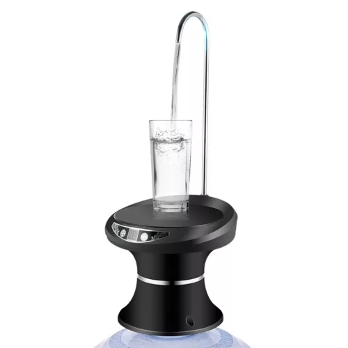 Elektromos pumpa tálcás (USB+230V) 19l ballonhoz beépített akkuval