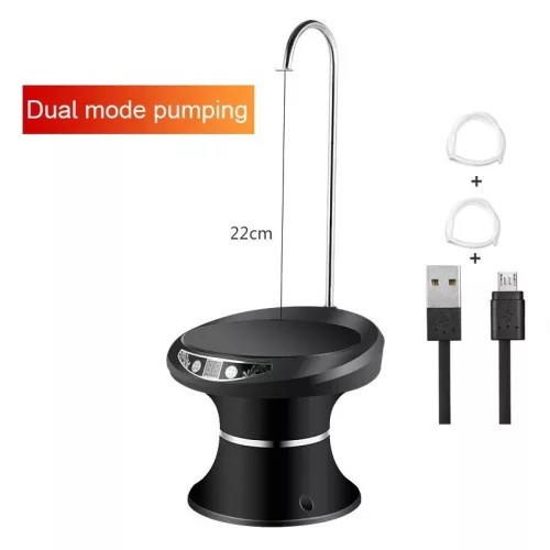 Elektromos pumpa tálcás (USB+230V) 19l ballonhoz beépített akkuval