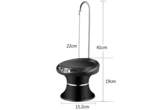 Elektromos pumpa tálcás (USB+230V) 19l ballonhoz beépített akkuval