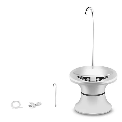 Elektromos pumpa tálcás (USB+230V) 19l ballonhoz beépített akkuval