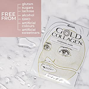 Gold Collagen Hidrogél Face mask