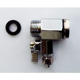   Gyorscsatlakozó bekötő 1/2" - 6mm hálózati vízadagolóhoz elzáróval