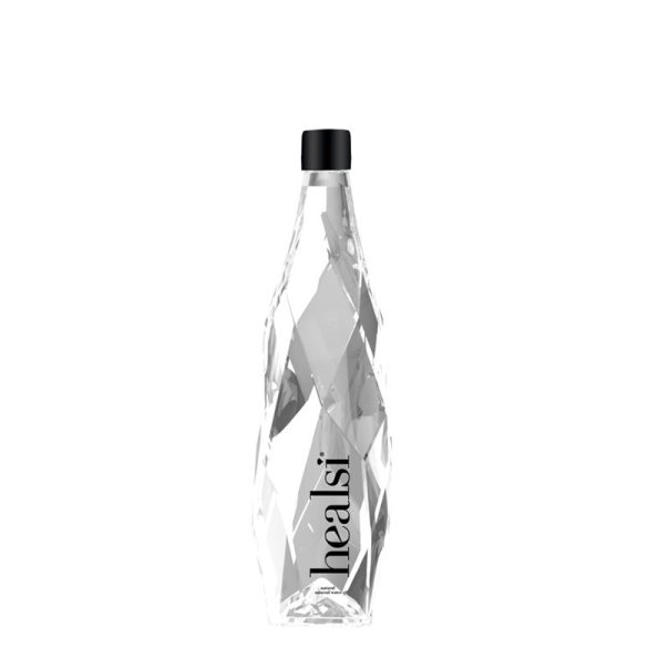 Healsi Mineral Water Diamond Bottle Crystal 0,5l still in glass