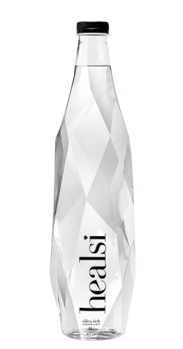 Healsi Water Diamond Bottle Crystal 1l mentes ásványvíz PET palackban
