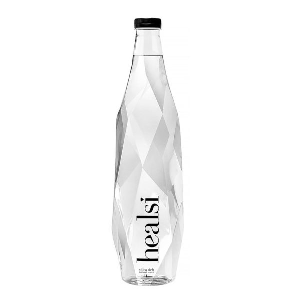Healsi Water Diamond Bottle Crystal 1l mentes ásványvíz PET palackban