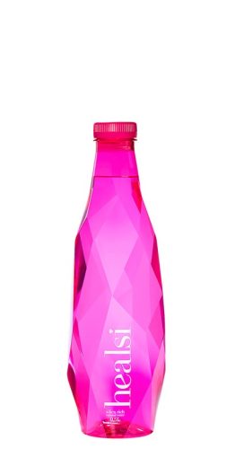 Healsi Water Diamond Bottle Pink 0,5l mentes ásványvíz PET palackban