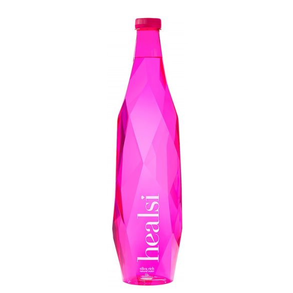Healsi Mineral Water Diamond Bottle Pink 1l still in PET bottle