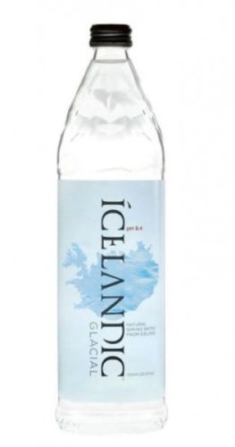 Icelandic Glacial Water 0,75l mentes jégvíz üveg palackban