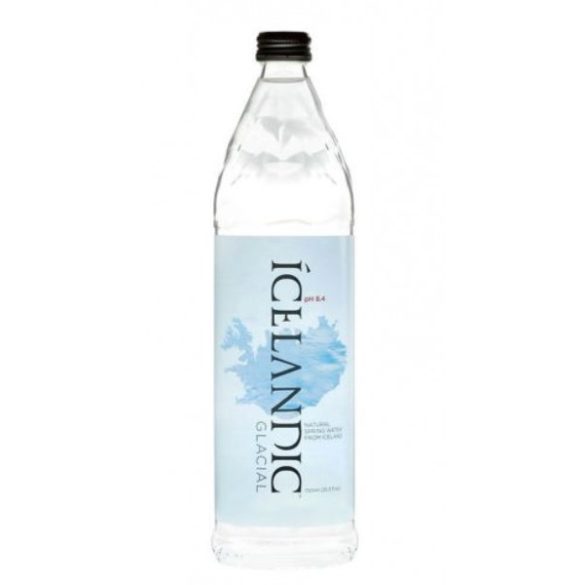 Icelandic Glacial Water 0,75l mentes jégvíz üveg palackban
