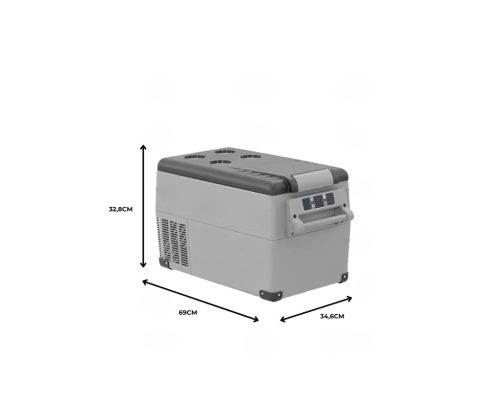 Mobil Hűtőláda 35l otthonra, autóba, utazáshoz, medence mellé