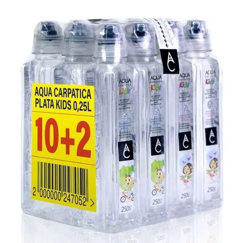 Aqua Carpatica KIDS 0,25l mentes ásványvíz PET palackban sport kupakos
