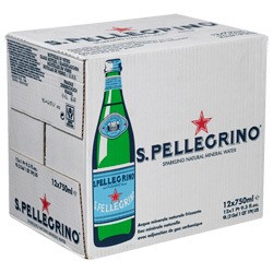 San Pellegrino 0,75l szénsavas ásványvíz üvegben